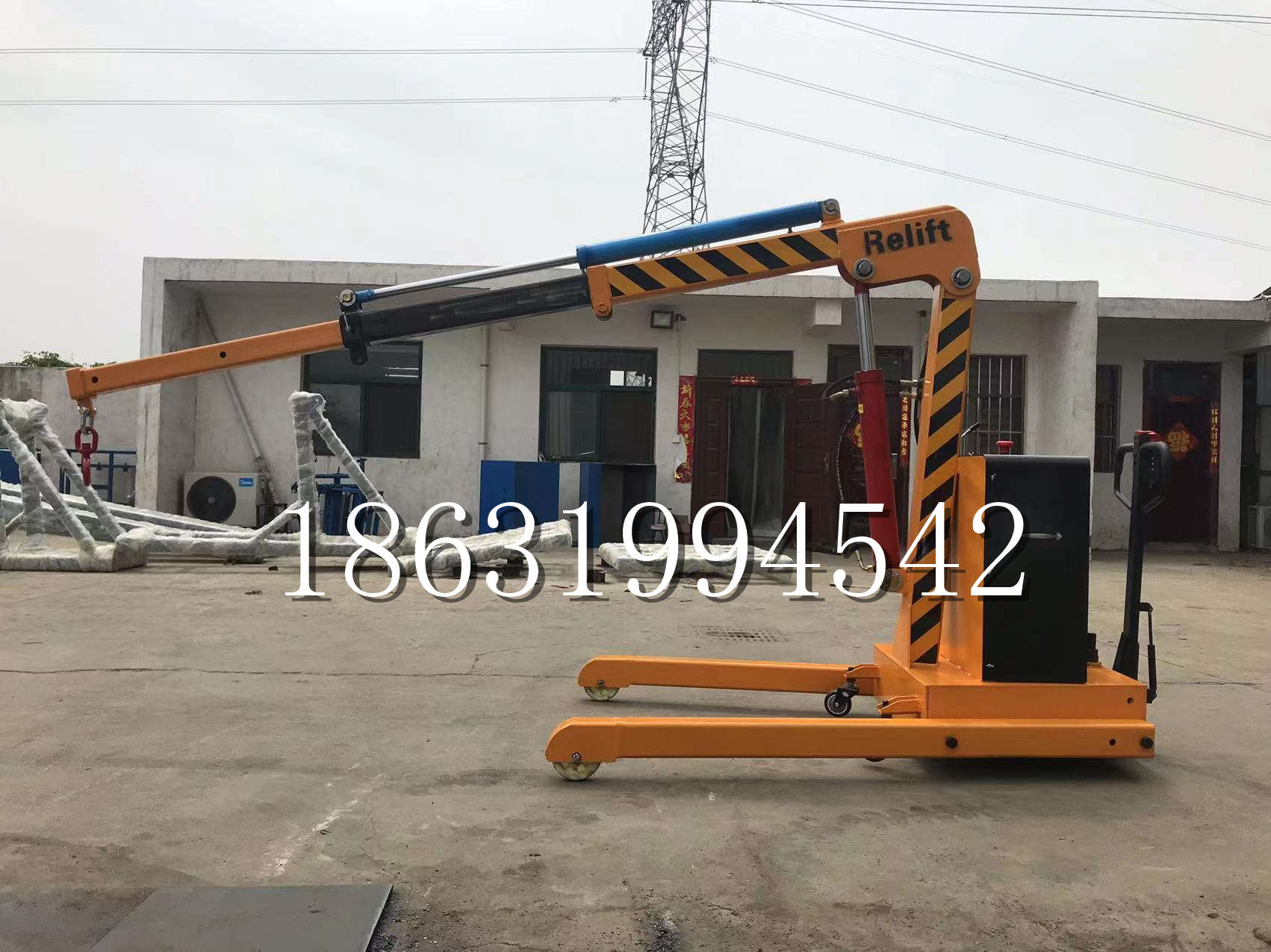 大兴区久征定做3吨三轮随车吊 农用园林绿化移树吊 平板工程用小吊机