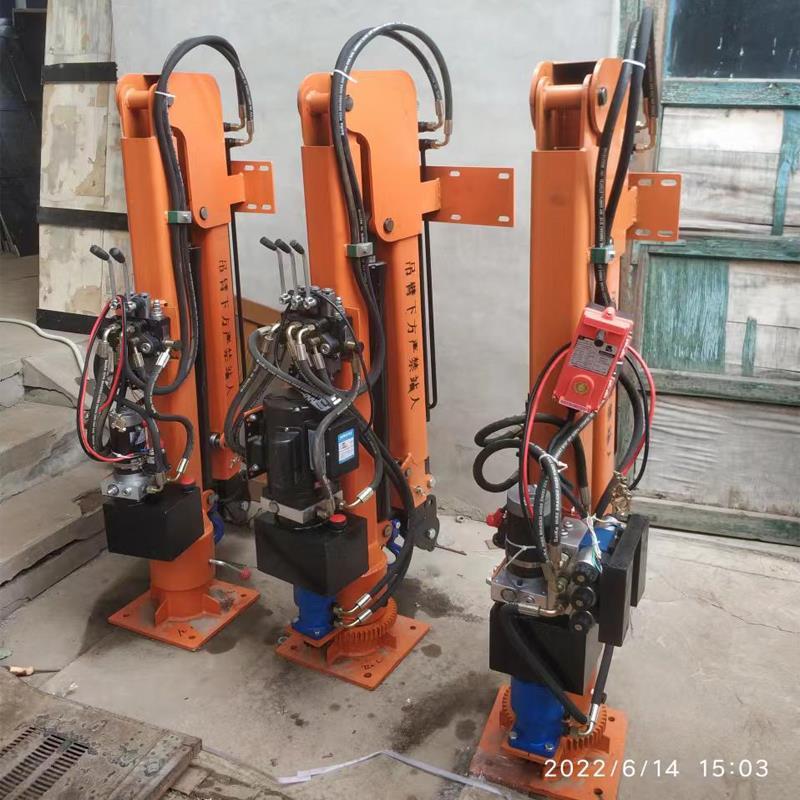 大兴区重汽蓝牌随车吊 3.2吨 国六动力强 液压驱动 农用自卸起重机